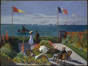 Claude Monet - Garden at Sainte-Adresse